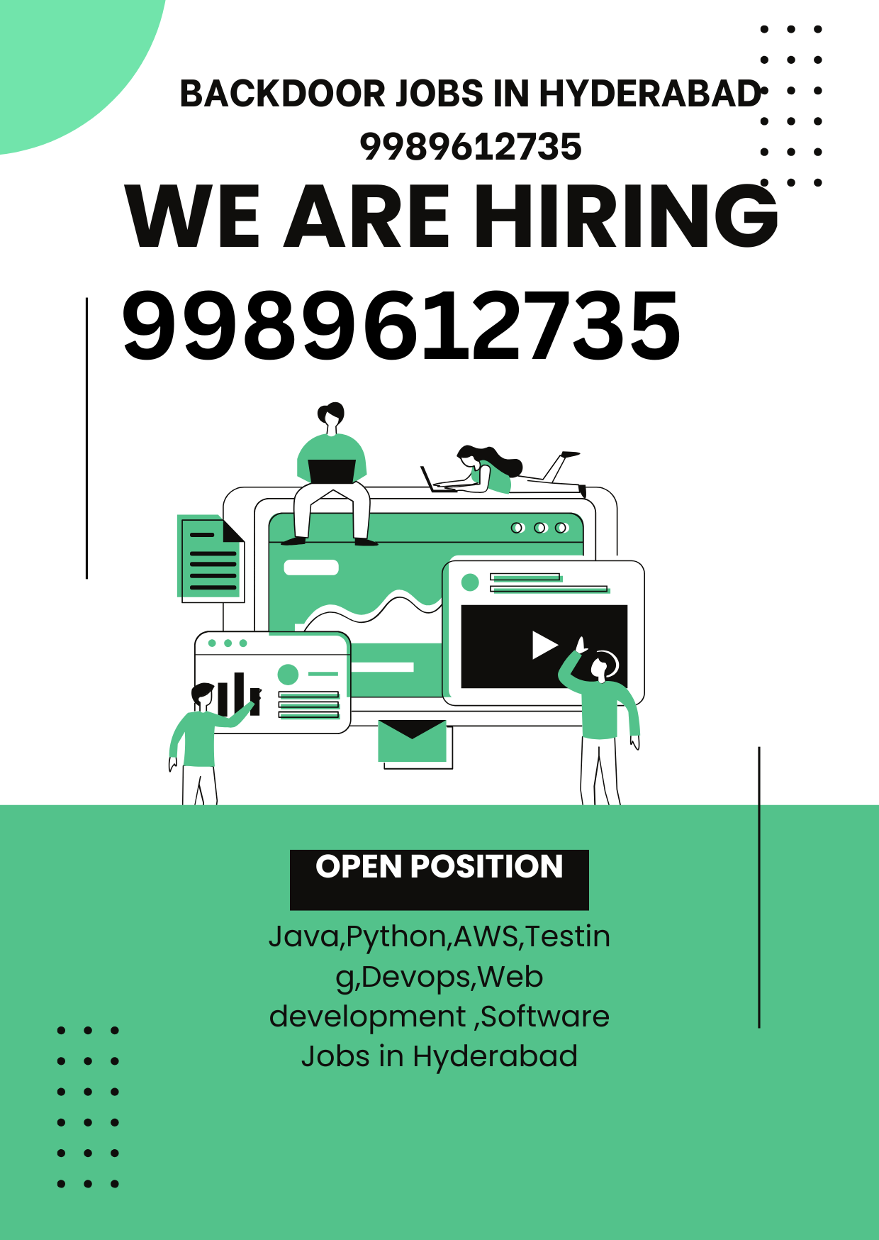 BACKDOOR FRESHER JOBS HYD